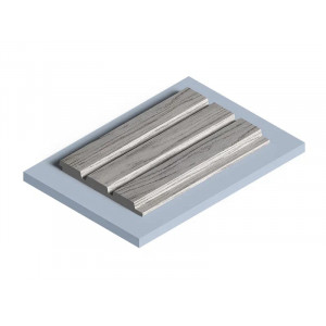 Цветная 3д панель HiWood LV124 GR24